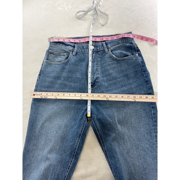 DL1961 Emilie Straight Leg Ultra High Rise Jeans Blue Oasis Women's 30 Capsule - Picture 8 of 9